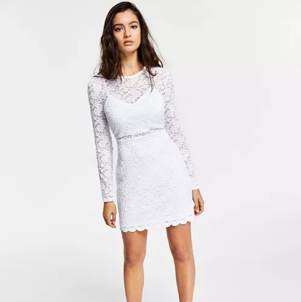 Bar III Bright White Dress Size Small New Condition